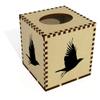 Azeeda Square 'Raven Silhouette Illustration' Wooden Tissue Box Cover (TB00072120)
