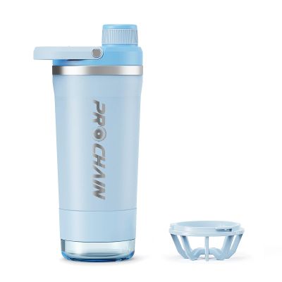 PROCHAIN Insulated Stainless Steel Protein Shaker Bottle, 20oz Metal Mixer