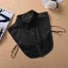 2026 Fakecollar White Collars for Women Shirt Collars Detachable Collar Shirt Extenders Detachable Half Shirt Women's Fakecollar Blouse for Sweaters and Collarless (2-2pc Black+White-a, One Size) view 2