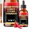 8in1 Cayenne Pepper with Ginger - Digestion, Circulatory Heath Support | cayenne view 1