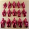 12 x Edible 3D 30mm Cherubs icing toppers, cake cupcakes decorations T061 (Red) view 1