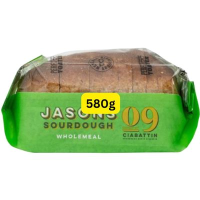 Wholemeal Ciabattin Jason (1x580g)