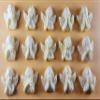 12 x Edible 3D 30mm Cherubs icing toppers, cake cupcakes decorations T061 (Pearl Ivory) view 2