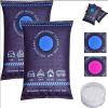 Car Dehumidifier Bags, 100g Reusable Car Moisture Absorber Bag, Leakproof Humidity Absorber for Windscreens & Interior, Dashboard Dehumidifier & Condensation Remover (2) view 1