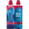 Isotonic Drink Sport 4 x 500ml - Raspberry - Scientifically Proven to Enhance Hydration and Fuel Performance - Unlock Your Body Potential view 1