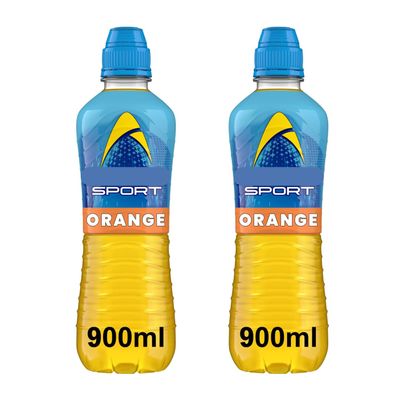 Isotonic Drink Sport 900ml x Pack of 2 - Orange - Scientifically Proven to Enhance Hydration and Fuel Performance - Unlock Your Body Potential
