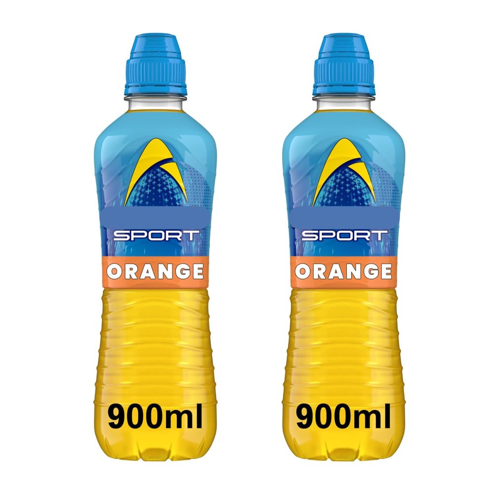 Isotonic Drink Sport 900ml x Pack of 2 - Orange - Scientifically Proven to Enhance Hydration and Fuel Performance - Unlock Your Body Potential