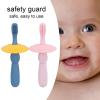 DGLDCSHUAI 2Pcs Baby Silicone Toothbrush Ultra Soft Bristles Safe Detachable Design Infant Silicone Training Toothbrush view 3