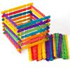 Natural Handmade DIY Wooden Ice Cream Sticks for Homemade Lollipops Frozen Treats in Your Kitchen 50 Pieces (B, 11.5) view 2