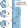4 Packs Toothbrush Holder, Plastic Toothbrush Case, Four-color Transparent Portable Toothbrushes Toothpaste Storage Travels Holders with Secure Seal view 4