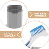FOMIYES Denture Cleaning Toothbrush Aligner Brush Travel Case for Home Office Party Use Denture Cleaning Brush Travel Case view 3