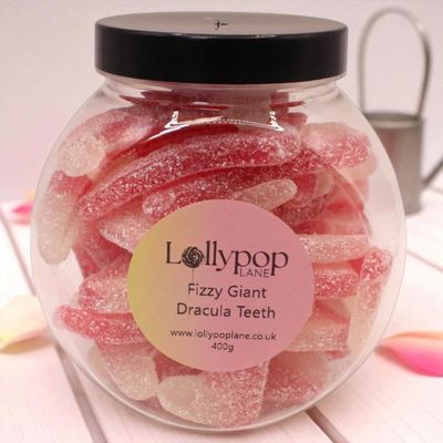 Fizzy Dracula Teeth Pick n Mix Sweet Jar - 400g