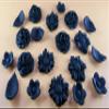 20 Piece Edible 3D Bouquet Flower set, icing toppers, cake cupcakes decorations T070 (Black) view 2