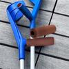 Ciieeo 6pcs Brown Sponge Walking Cane Handle Wraps with Non-Slip Crutch Grip Padding, Comfortable Armrest Cushions for Elderly Mobility Aids and Walker Accessories view 4