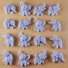 16 x Edible 3D 25mm Elephant Set, icing toppers, cake cupcakes decorations T071 (Grey Silver) view 2