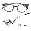 10 Pairs Eyeglasses Ear Grips for Sunglasses Reading Glass Heart Shape Glasses Antislip Sleeves Accessories Soft Silicone Antislip view 3