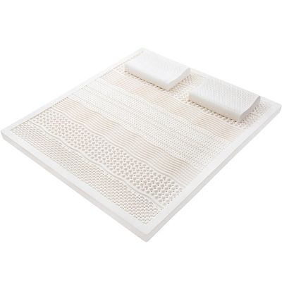 100% Natural Latex, 2in Thick, 100x200cm (39x79in), Breathable Honeycomb Ventilation, Soft & Comfortable, No Deformation, Compression Support, Eco-Friendly Sleep Solution