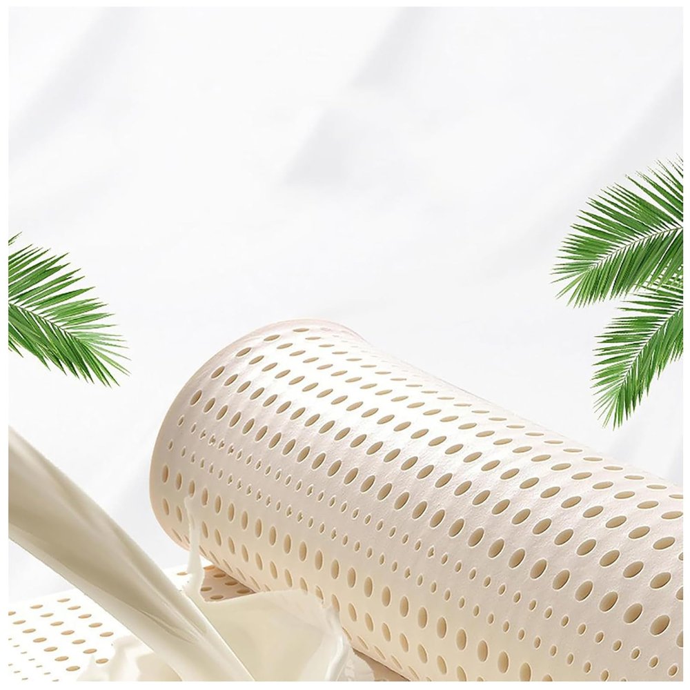 100% Natural Latex, 10cm Thickness, 70x190cm (27x75in), 4IN Compression, No Deformation, Honeycomb Ventilation, Soft & Comfortable, Eco-Friendly Sleep Solution