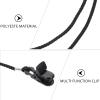 HYTROVE 2pcs Multi-function Adjustable Hat Clips with Polyester Material for Outdoor Use, Stylish Black Hat Strap Clips Preventing Cap Loss and Suitable for Sports view 4