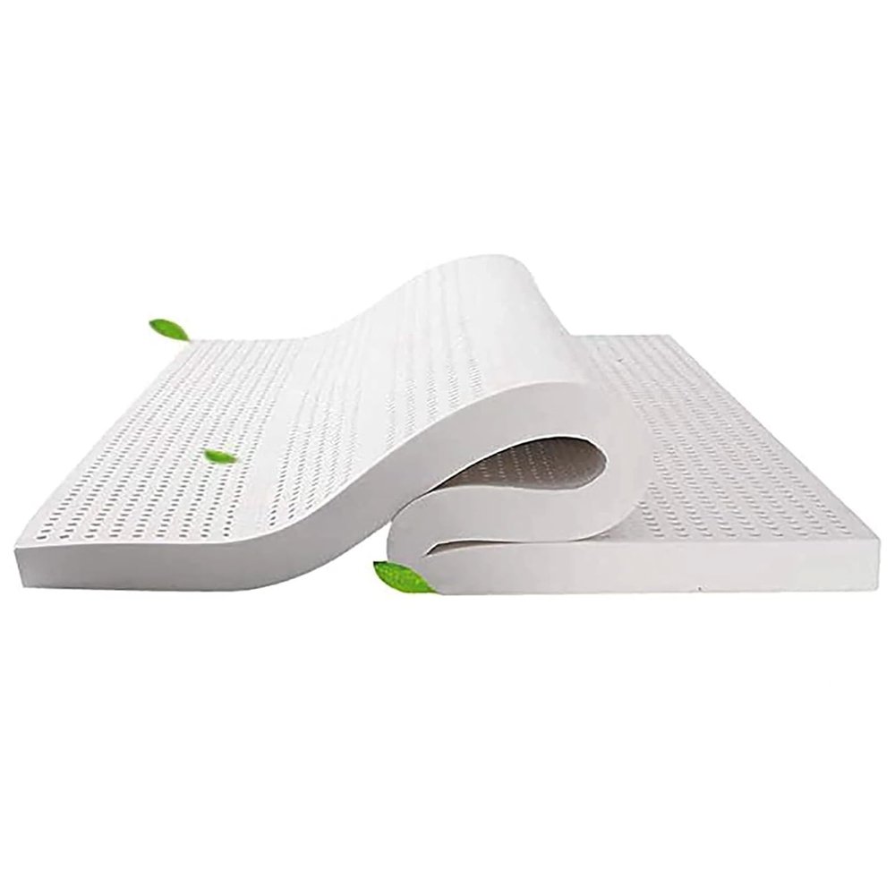 100% Natural Latex - 10cm, 120x220cm (47x87in), Breathable Honeycomb Ventilation, Soft & Comfortable, No Deformation, Compression Resistant, Eco-friendly Rubber
