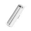 50pcs Metal Shoelace End Caps round Head Silver Repair Tips view 2