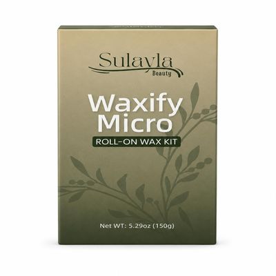 Waxify Micro Microwaveable Roll-On Sugar Wax Kit for Hair Removal 150g