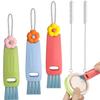 3 in 1 Cup Lid Gap Cleaning Brush, 5 Pack Multifunctional Bottle Cup Lid Crevice Cleaning Brushes Essential Portable Versatile Deep Clean Cups, Straws & Tight Spaces Cleaning Tools for Home Kitchen view 1