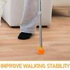 SECFOU 8pcs Underarm Cane Foot Pad Oxford Non-Slip Tips Replacement for Walking Poles Crutches for Outdoor Use view 3