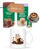 2 Pack White and Chocolate Mocha Coffee Bundle 2 x 5 Sachets and a Ceramic Mocha Design Cup Gift Set for Coffee Lovers, Perfect for Home, Office, Christmas, Birthday & Thank You Gifts view 1