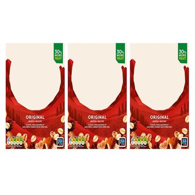 Muesli Recipe, High in Fibre, 550g, Suitable for Vegetarians,Pack Of 3