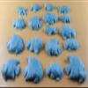 18 x Edible 3D 40mm Fish Set, icing toppers, cake cupcakes decorations T073 (Pearl Baby Blue) view 1