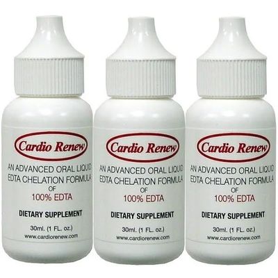 EDTA Liquid Chelation 6 Week Programme -100% Concentrated EDTA by Cardio Renew