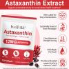 Astaxanthin Supplements, Premium Astaxanthin 12mg, Supports Eye, Skin, Joint, Brain, Heart & Immune System Health, Fresh Haematococcus Pluvialis, Non-GMO | No Gluten (2PCS) view 4