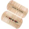 YOSADIER 2pcs Bamboo Fine Tooth Lice Comb and Adults, Double-sided Scalp Grooming Comb for Dandruff and Lice Removal, Natural Bamboo Material Suitable for Sensitive Skin view 1