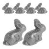 SECFOU 6pcs Iron Rabbit Cooking Tool Cast Iron Natural Boost Cookware for Vegan Athletes Pregnant Women Healthy Cooking Supplement view 1