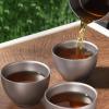 Titanium Tea Set Camping Portable Teaware Kit view 3