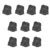 COLLBATH 10pcs Sauna Rocks for Keeping Heat - 2-2.5cm Natural Stones Steam Room Heater - Heat Retaining Lava Replacement Stones for Hotel Dry Wet Sauna