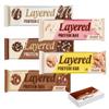 Layered Protein Bar Variety Pack 50g Assorted Flavours, Crunchy & Soft High-Protein Snack Bars, Perfect On the Go Treats - myptn (12 x Mixed Bars) view 3