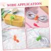 Hemobllo 5pcs Silicone Elastic Bands for Bento Box, Flexible Washable Silicone Fixing Straps, Portable Stretchy Bands for Kitchen Food Storage and Vegetable Bundling view 3