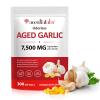 Aged Garlic Extract 7500mg Odorless Softgels High Potency Garlic Supplement for Heart & Immune Support, Antioxidant Herbal Capsules, Non-GMO, All-Natural Wellness Daily Supplement view 1
