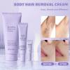 3Pack Body & Facial Hair Removal Cream and Serum, Facial Hair Remover for Women Cream for Sensitive Skin, Upper Lip, Chin & Cheeks, Gentle Painless Depilatory Cream Kit view 2