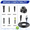 5V Charger Power Adapter Cable - Compatible with Philips One Blade & Series Electric Shavers QP2824/QP2724/QP2834/QP1924/MG5910/MG7910/MG9510/3000X/5000X & More, Includes a Brush view 4