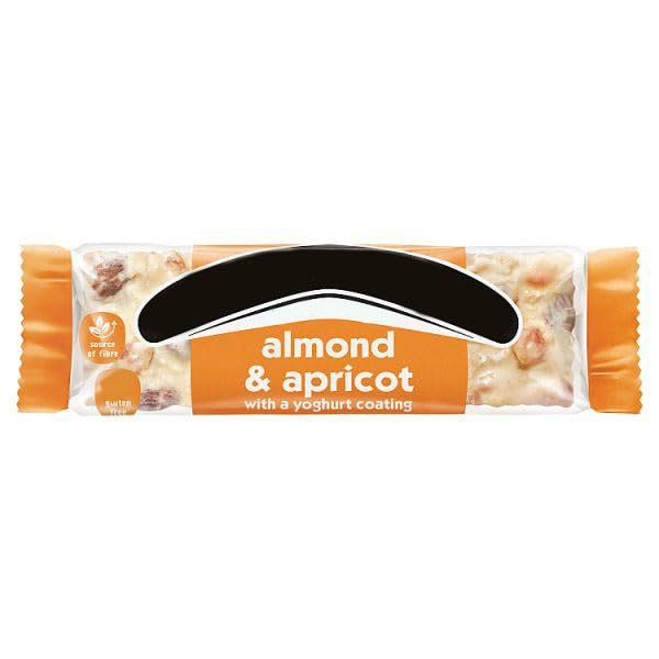Almond & Apricot with Yoghurt Coating Fruit & Nut Bar, Gluten Free, 40g