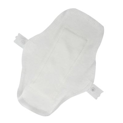 Zanthicia Super Thin Soft Reusable Menstrual Pad Extra Long Cotton Panty Liner Options for Daily Menstrual Comfort Cotton Panty Liner for Women Extra Long Unscented, White, 18cm