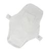 Zanthicia Super Thin Soft Reusable Menstrual Pad Extra Long Cotton Panty Liner Options for Daily Menstrual Comfort Cotton Panty Liner for Women Extra Long Unscented, White, 18cm view 1
