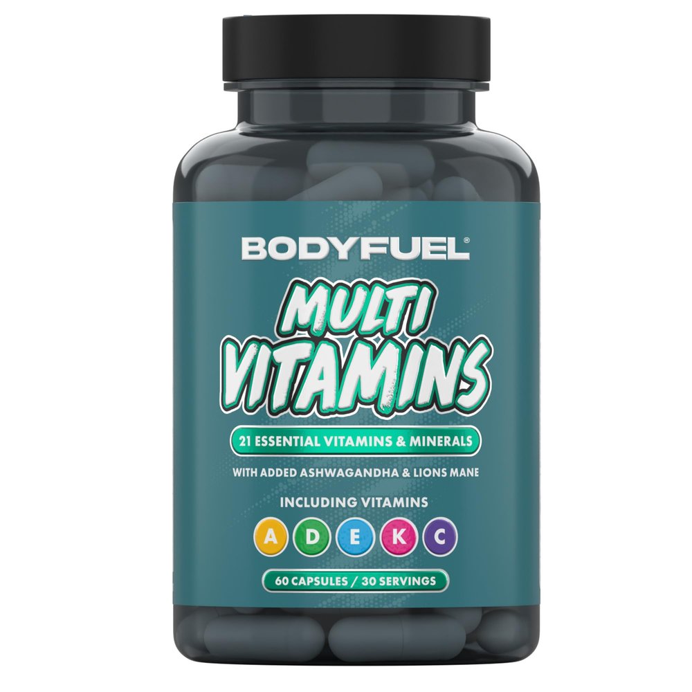 Applied Nutrition BodyFuel Multi Vitamin Capsules Essential Vitamins & Minerals with B-Complex for Energy Immune & Daily Wellness Support (60 Capsules - 30 Servings)