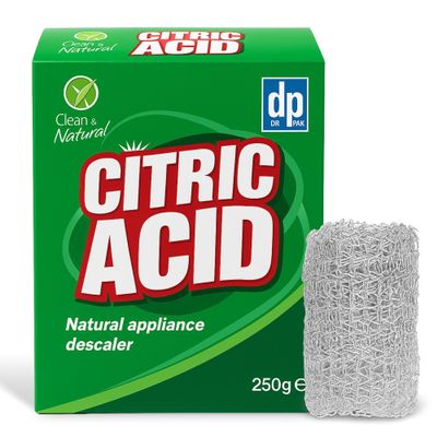 Ferwizz Kettle Descaler & Limescale Remover Granulated Citric Acid Descaler for Kettles, Shower Heads & Washing Machines Simple Deep-Clean Solution for Hard Water Build-Up