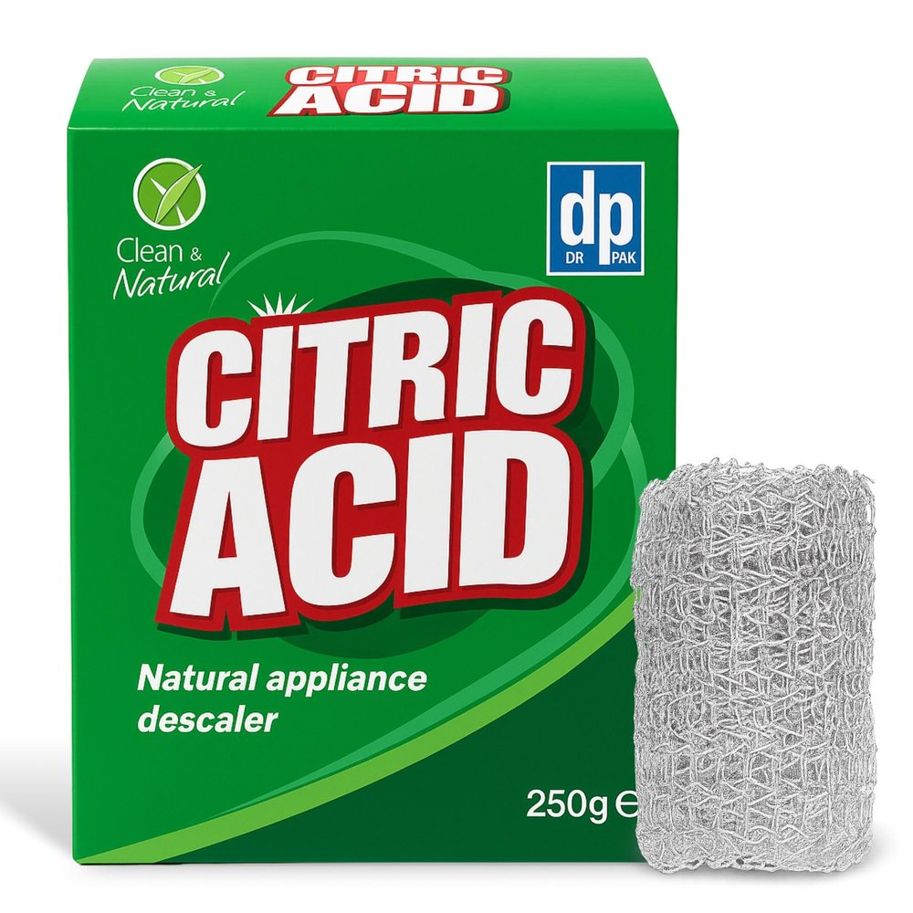 Ferwizz Kettle Descaler & Limescale Remover Granulated Citric Acid Descaler for Kettles, Shower Heads & Washing Machines Simple Deep-Clean Solution for Hard Water Build-Up
