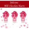 3x Milk Chocolate Hearts Bag Heart-Shaped Milk Chocolate Sweets Valentines Day Gift for Him, Her or Someone Special, Valentines Sweets view 2