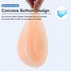 1pcs Teardrop Concave Bottom Silicone Breast Form, Without Nipple 13XL Skincolor - Bra Pad Enhancer for Mastectomy(14XL) view 4